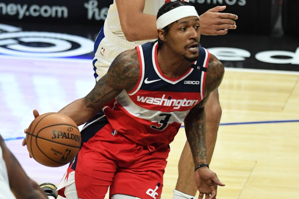 Wizards guard Bradley Beal led all scorers with 36 points on Saturday night.