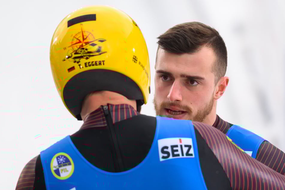 Florian Müller (24, r.) ist der neue Untermann von Toni Eggert (37).