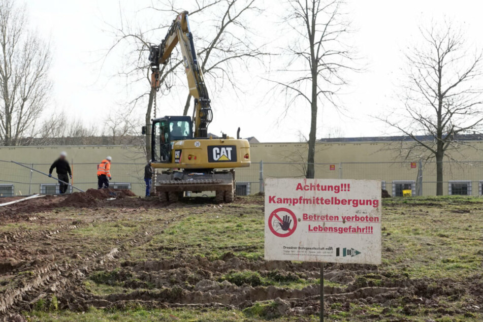 Auf der Baustelle an der Jakobstraße wurde eine Bombe gefunden. (Archivbild)