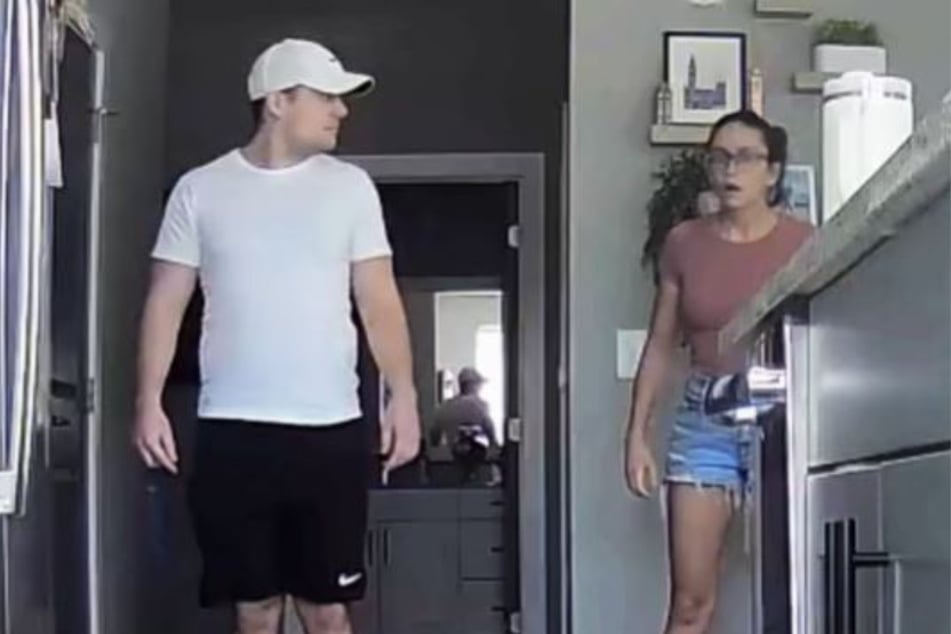 Gina and her boyfriend quickly realized their kitten was missing in a hilarious TikTok clip.