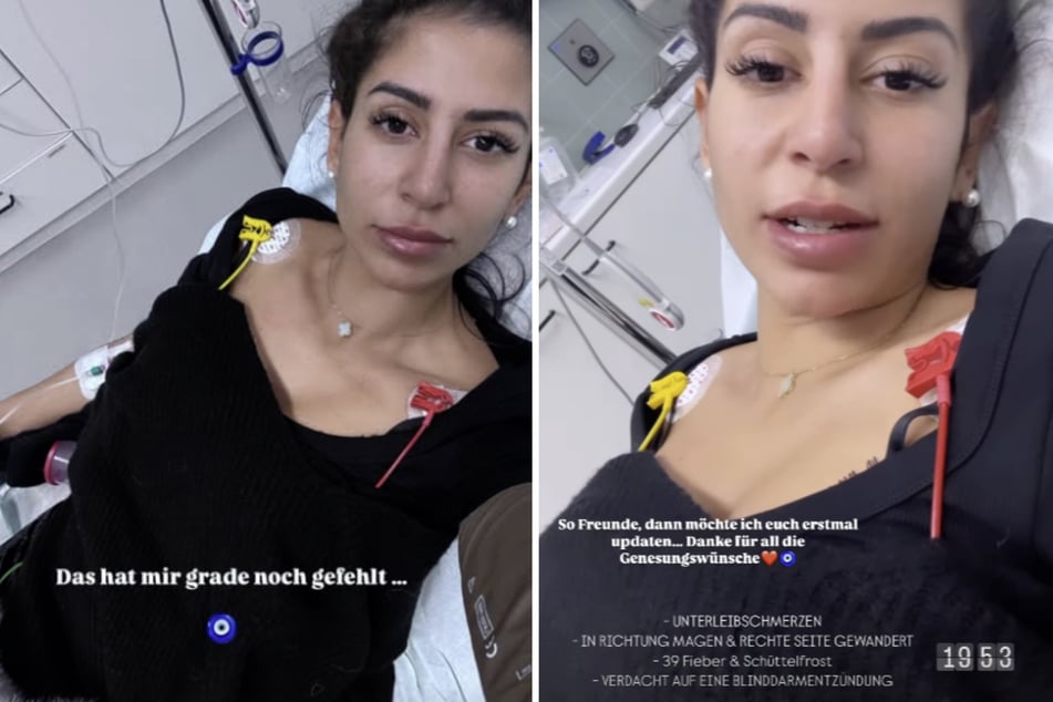 Mit blassem Gesicht hat sich Eva Benetatou (32) am Dienstagabend via Instagram bei ihren Fans gemeldet.