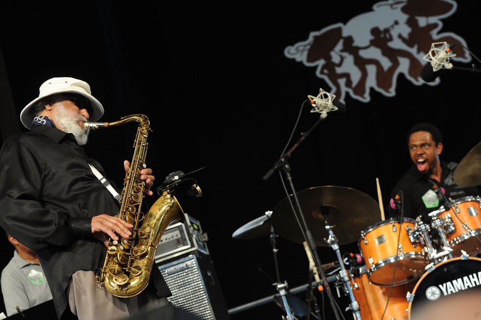 Sonny Rollins performs during the New Orleans Jazz & Heritage Festival on May 8, 2011.