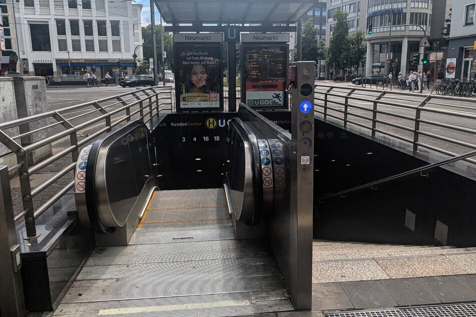 Die Rolltreppen am Neumarkt, die die Passage in der U-Bahn-Station mit den Bahnsteigen der Linien 1,7 und 9 verbindet, werden in den kommenden Monaten ausgetauscht.