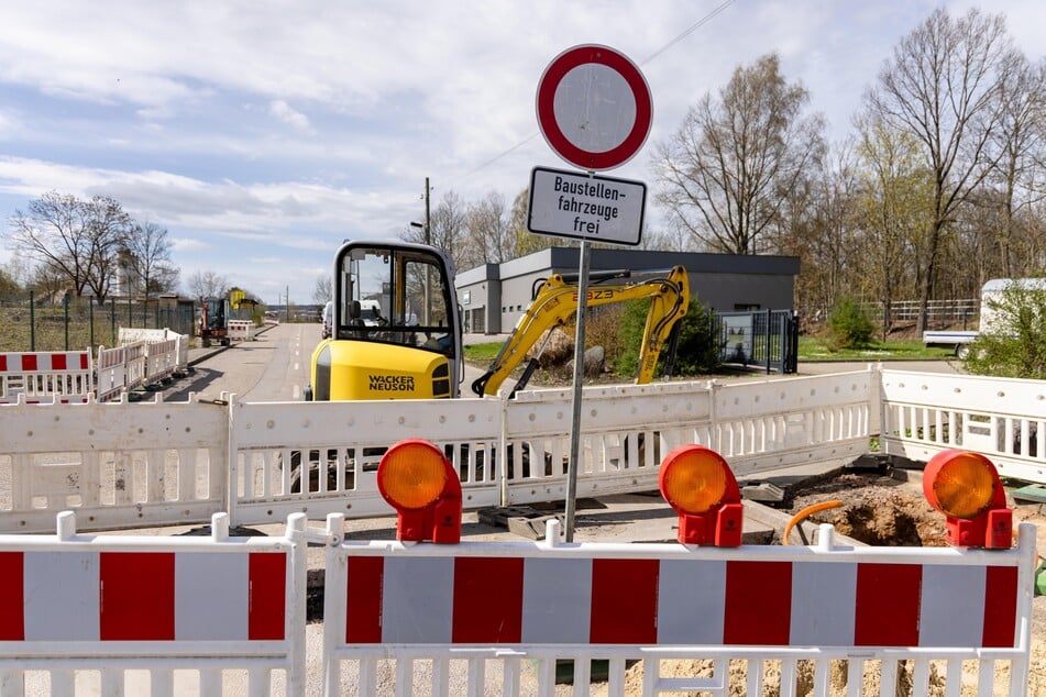 Voll gesperrt wird ab Donnerstag die Aktienstraße in Mittelbach. (Symbolbild)