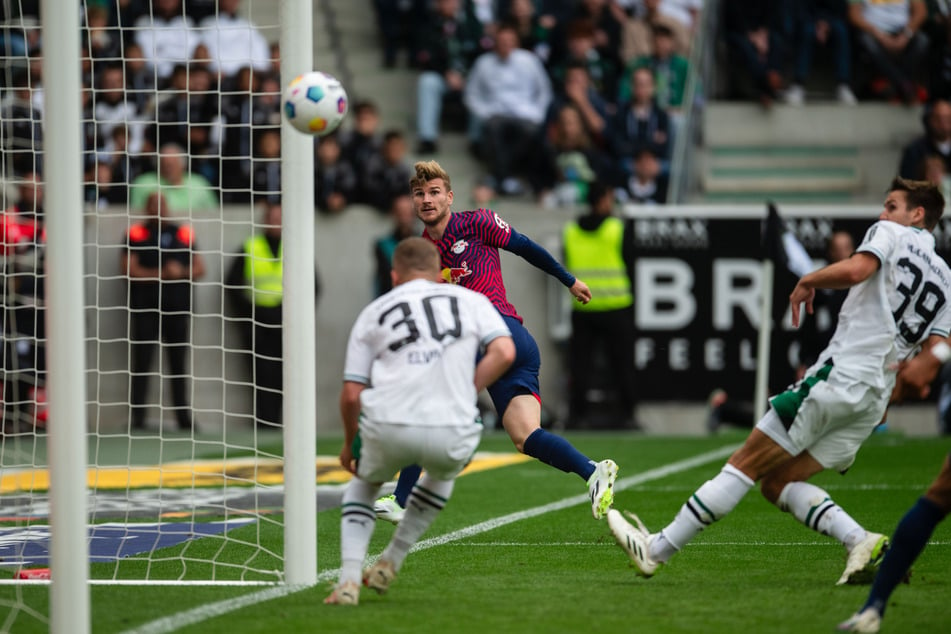 Aus super spitzem Winkel schloss Timo Werner in der 75. Minute ab. Der Mut wurde mit dem 1:0-Siegtreffer belohnt.