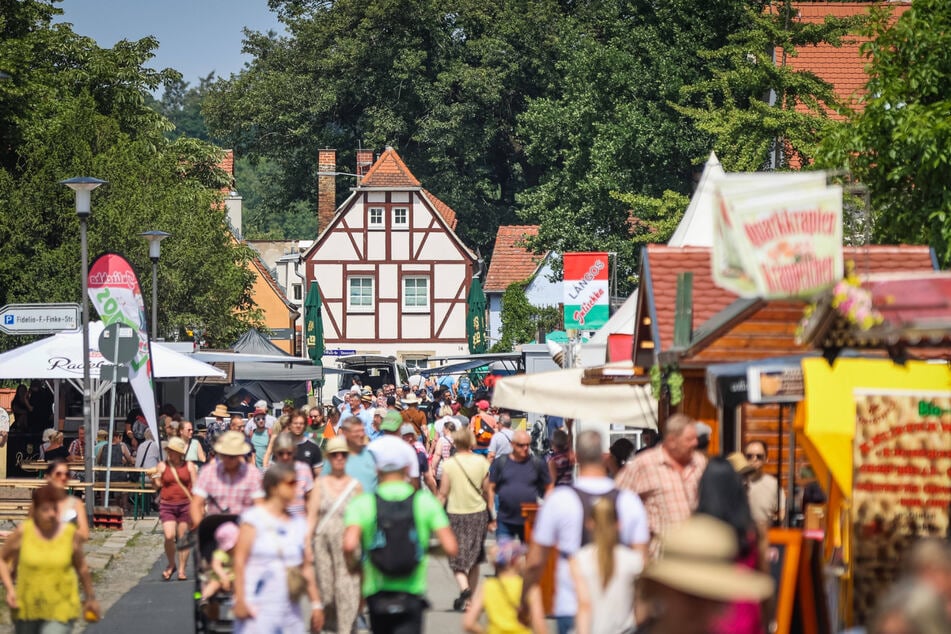 Zum Elbhangfest verwandelt sich das Wohngebiet zwischen Körnerplatz und Pillnitz in ein Festgelände.