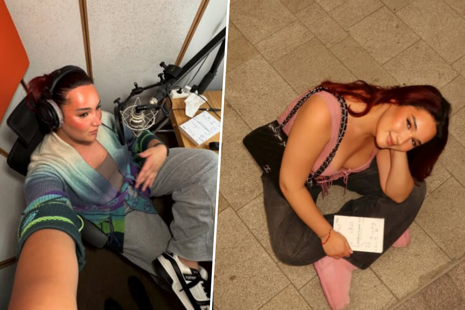 Die 27-Jährige hat ihr Buch auch als Hörbuch aufgenommen und präsentiert sich mit einem Exemplar stolz auf Instagram.