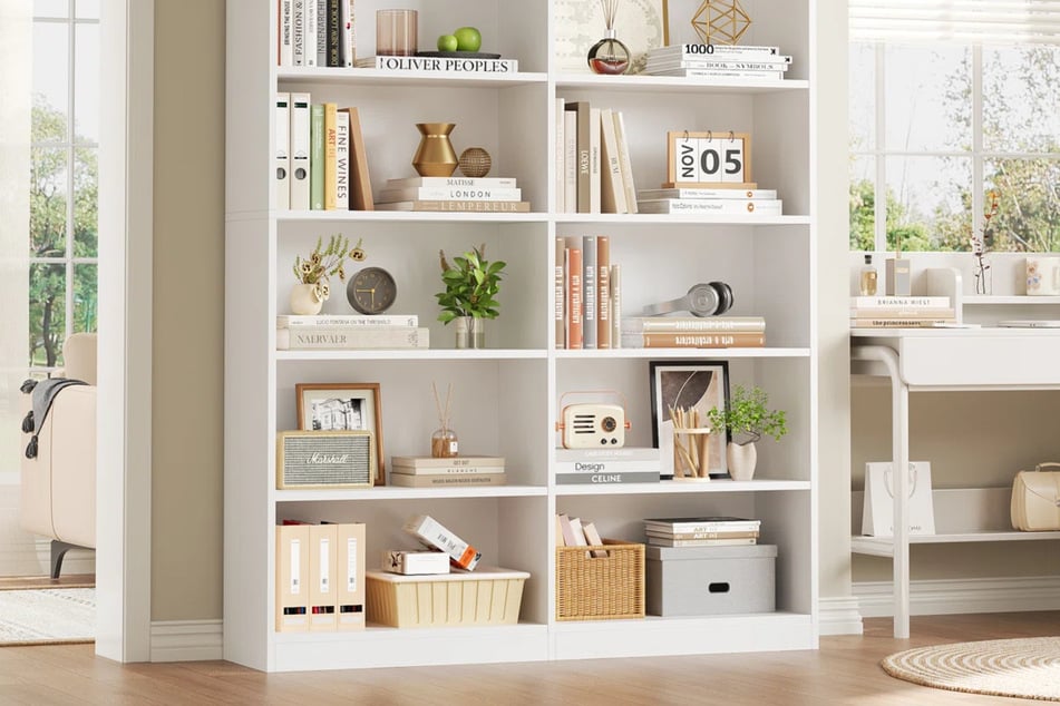 What a steal! This modern bookshelf is currently 71% off at Wayfair