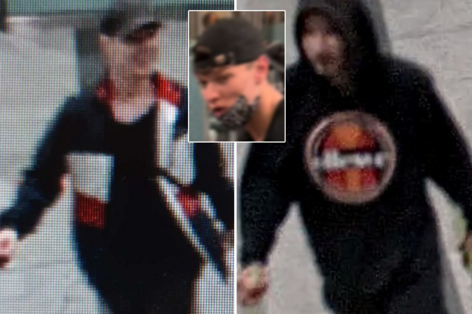 Die Bundespolizei sucht mit diesen Bildern nach den beiden Tatverdächtigen.