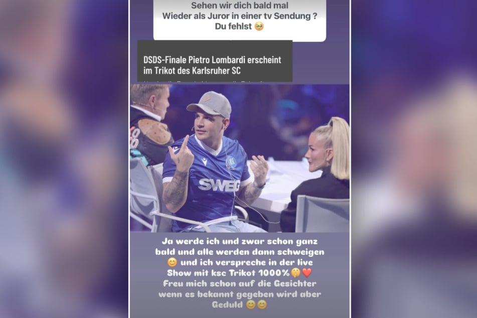Außerdem kündigte "Pie" sein vielversprechendes TV-Comeback als Gesangsjuror an.