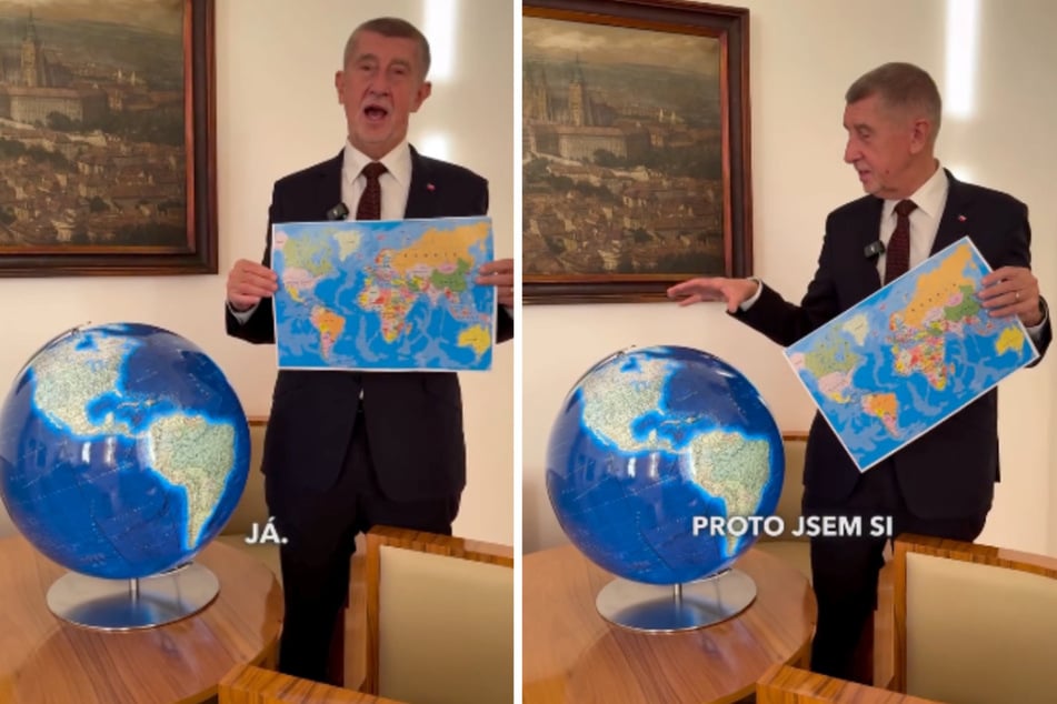 Regierungschef beweist mithilfe eines Globus, dass Erde keine Scheibe ist - und wird ausgelacht