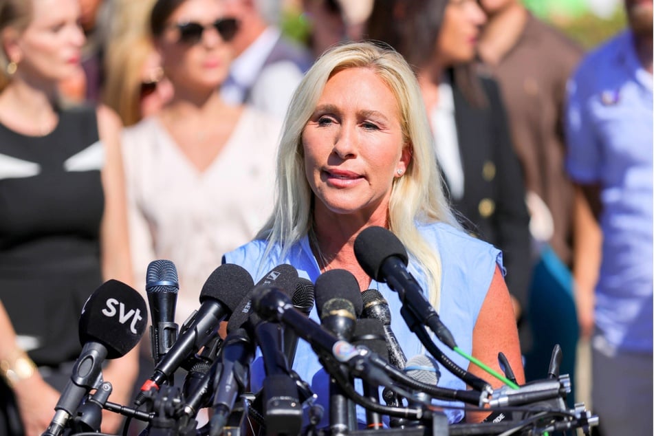 In a recent interview, Marjorie Taylor Greene (pictured) expressed dismay that her Republican colleagues refuse to support the release of the Jeffrey Epstein files.