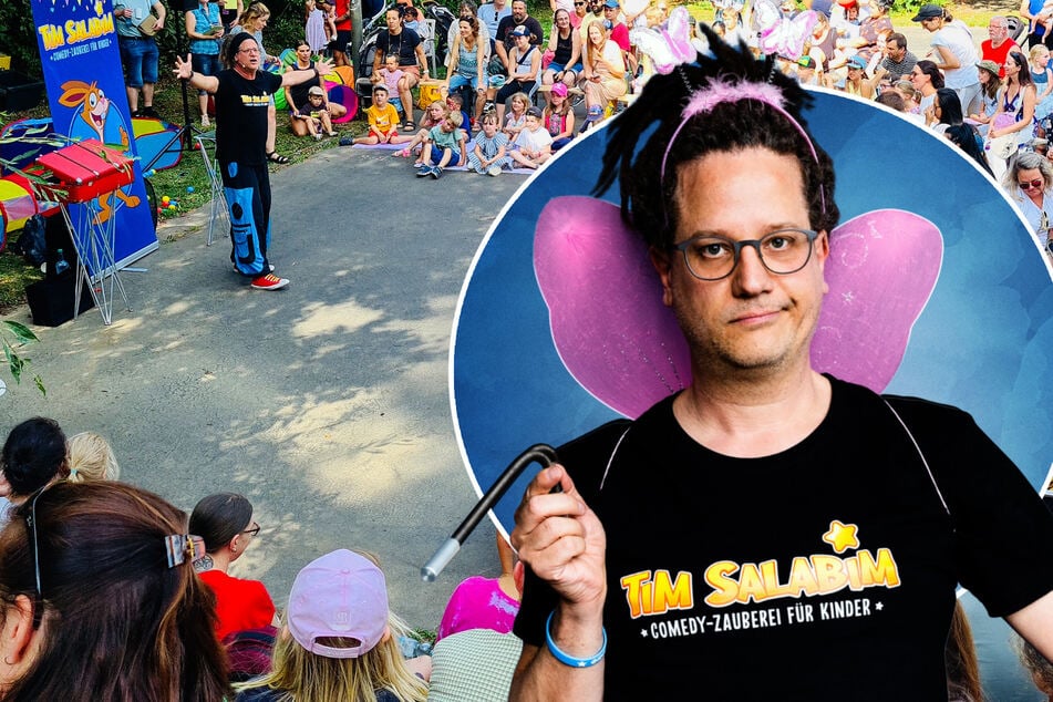 Jens Möller tritt jährlich rund 350 Mal als Kinderzauberer Tim Salabim auf.