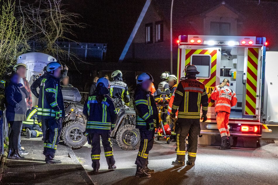 In der Nacht zu Sonntag verletzte sich eine Frau in Witzeeze bei einem Unfall mit ihrem Quad schwer.