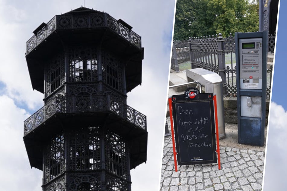 Diebische Vandalen wüten am historischen Löbauer Turm