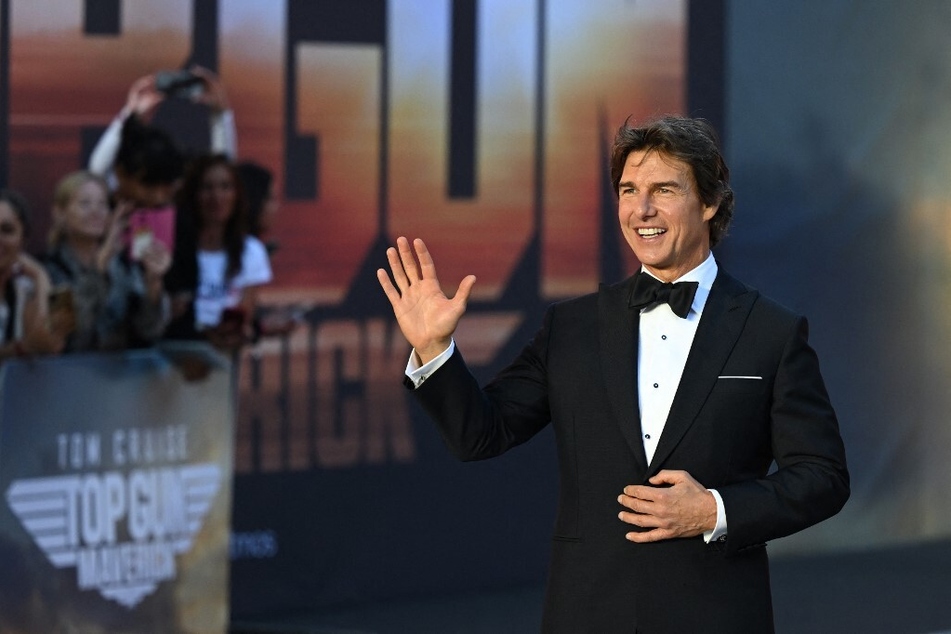 Tom Cruise reprises his role as Navy pilot Capt. Pete "Maverick" Mitchell in the box-office hit Top Gun: Maverick.
