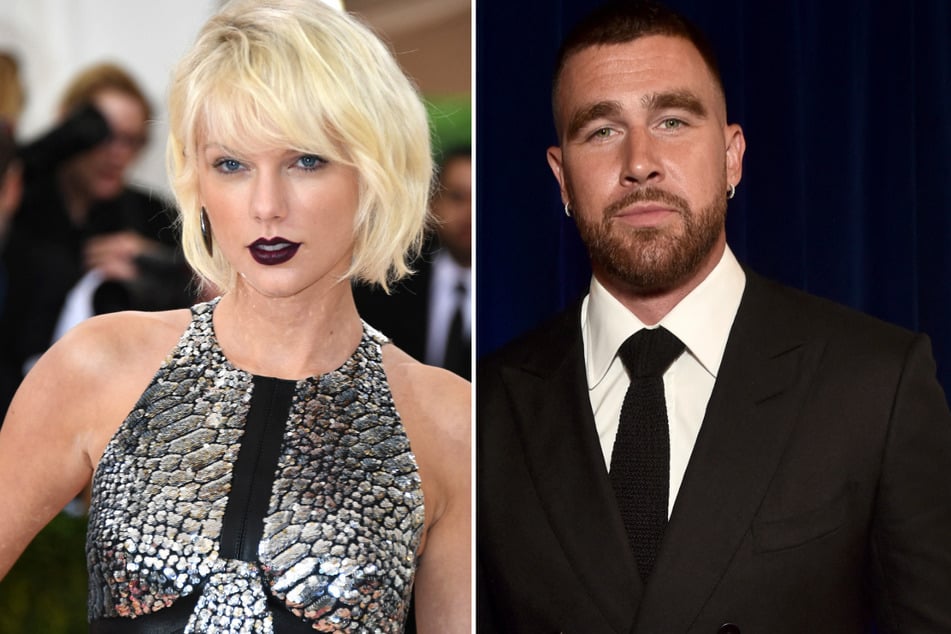 Taylor Swift (l.) and Travis Kelce are currently not expected to attend the 2024 Met Gala, though reports are conflicting.