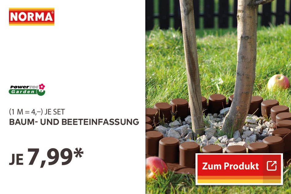 Baum- und Beeteinfassung für 7,99 Euro