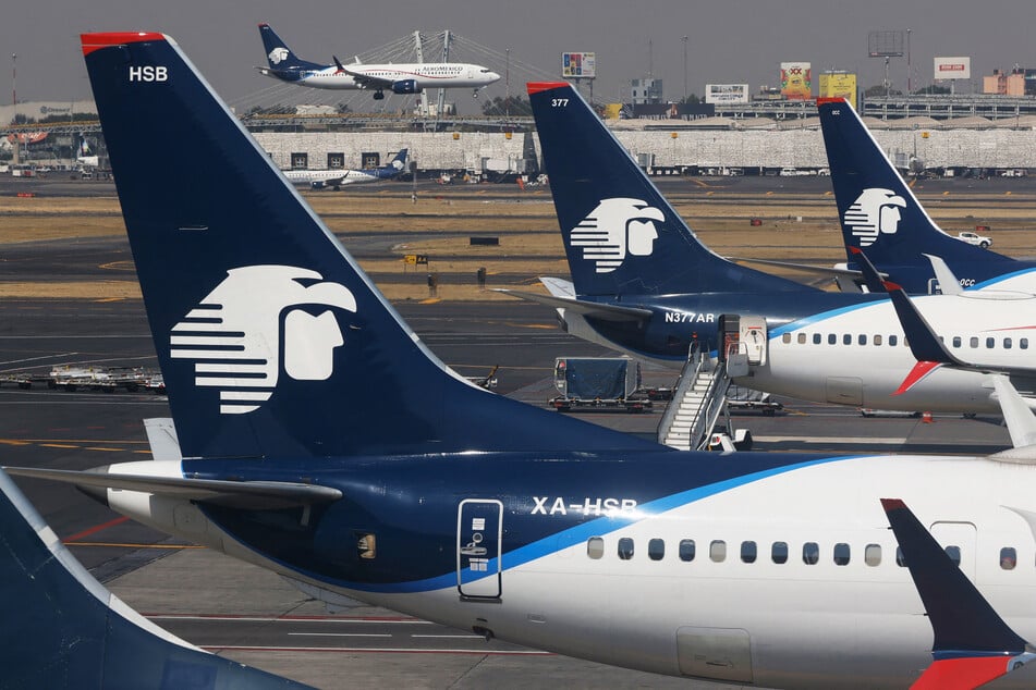 Auf dem Flughafen in Mexiko-Stadt hatte eine Maschine von AeroMexico fast fünf Stunden Verspätung. Die Passagiere musste das offenbar ohne Wasser und frische Luft aushalten. (Archivbild)