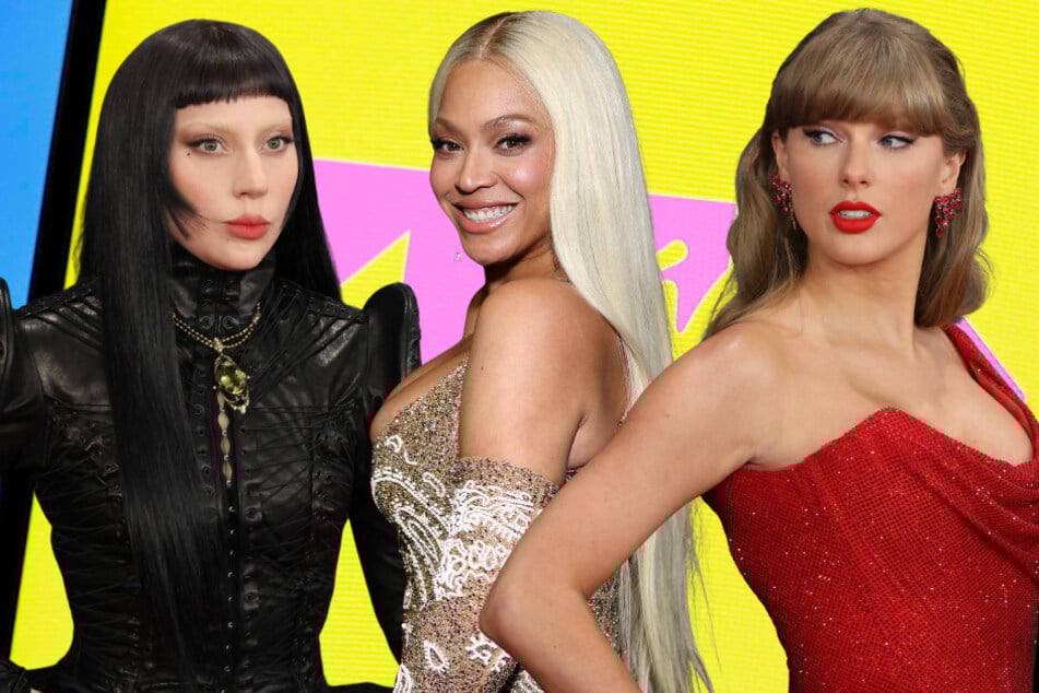 (From r. to l.) Taylor Swift, Beyoncé, and Lady Gaga are going head to head for Artist of the Year at the MTV VMAs this year, making it one of the tightest races yet.