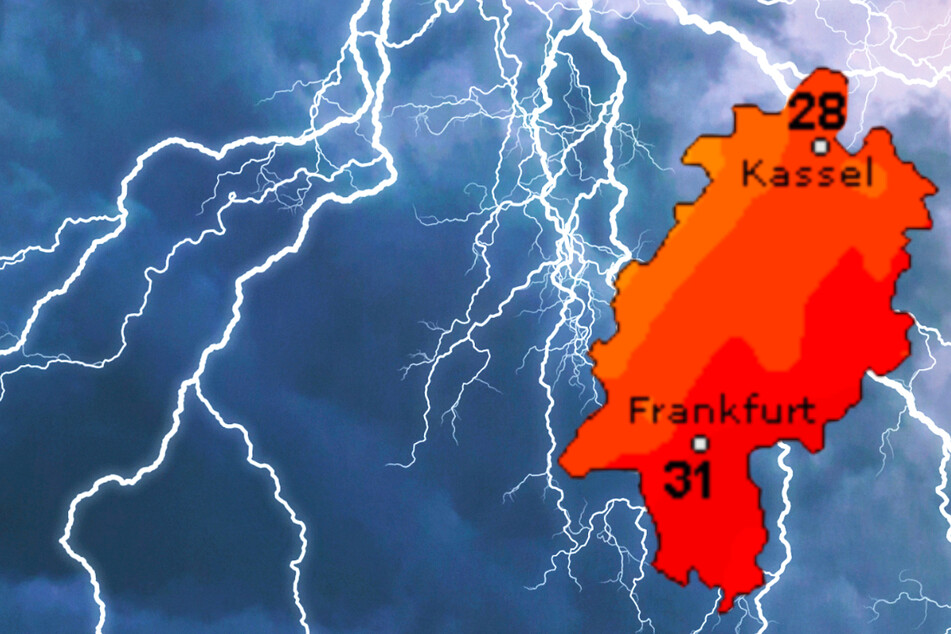 In Frankfurt und ganz Hessen drohen "Gewitter mit hoher Unwettergefahr" und Tornados!
