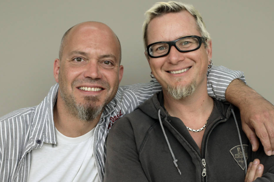 Da waren Ande Werner (54, l.) und Lars Niedereichholz (5) noch ein paar Jährchen jünger: Bereits seit mehr als 25 Jahren sind die beiden Comedians als Mundstuhl unterwegs.