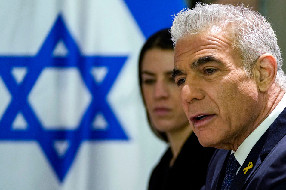 Israeli opposition leader Yair Lapid traveled to Washington on Saturday for talks with top officials about the war in Gaza.