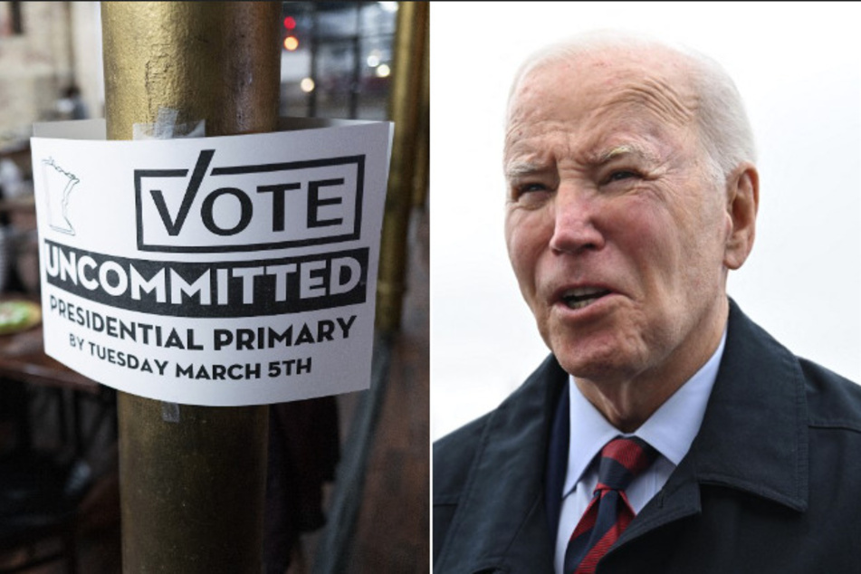 Super Tuesday voters sent a strong message to President Joe Biden with "uncommitted" votes in key primary races.