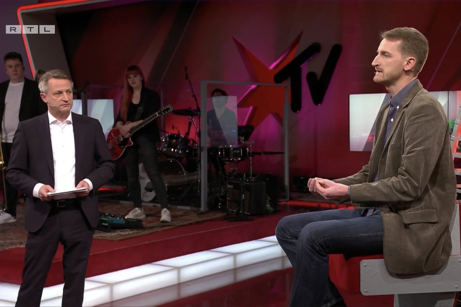 RTL-Politik-Chef Nikolaus Blome interviewte den Dresdner Querdenker Marcus Fuchs.