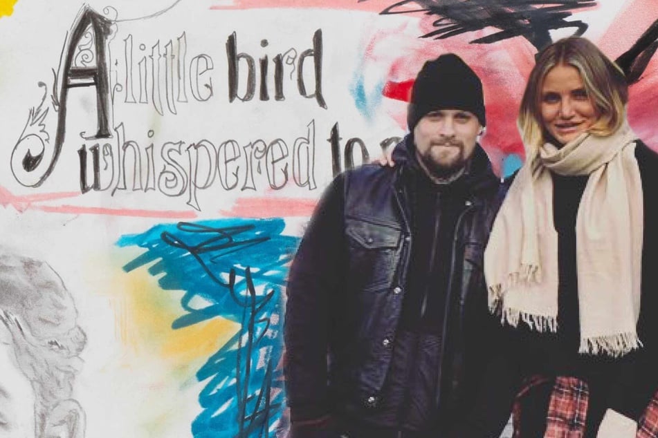 Cameron Diaz (r.) and Benji Madden announced the birth of their second child on Instagram on Friday.
