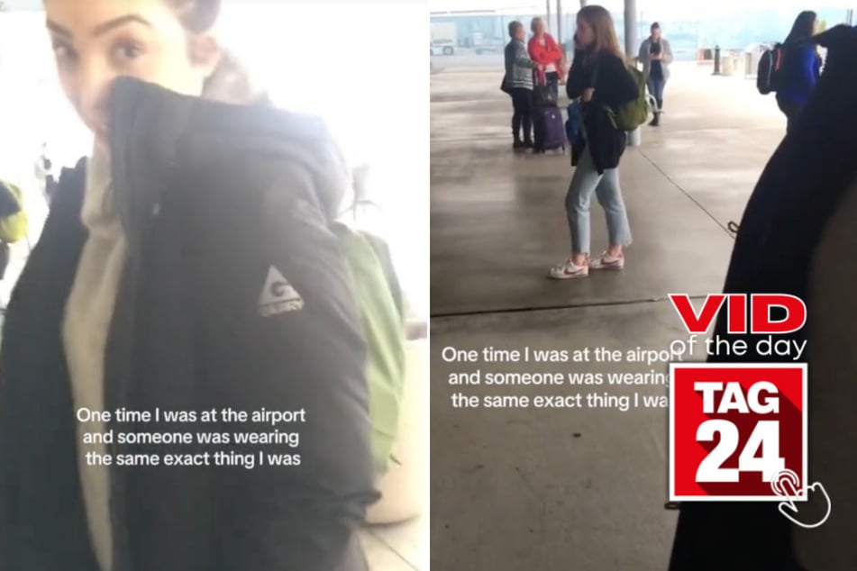 viral videos: Viral Video of the Day for January 3, 2024: Woman spots real-life glitch in the Matrix at airport!