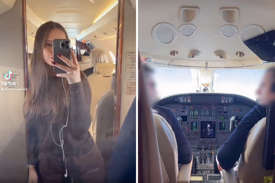 Davina Geiss (18) teilte bei Instagram jüngst einen Clip, in dem sie ihren Fans Einblicke in ihre Reise mit dem Privatjet gab.