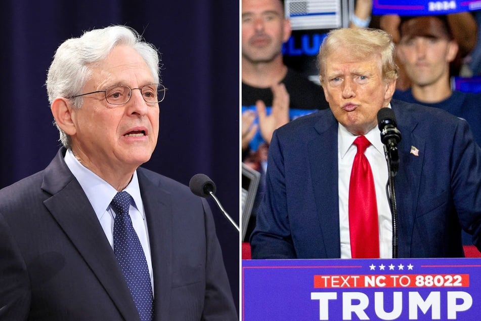 In a recent interview, Attorney General Merrick Garland (l.) shared his reaction to a judge dismissing the classified documents case against Donald Trump.