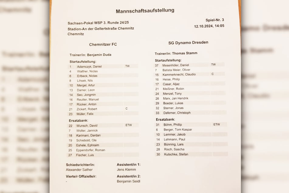 So gehen beide Teams in die 3. Sachsenpokalrunde.