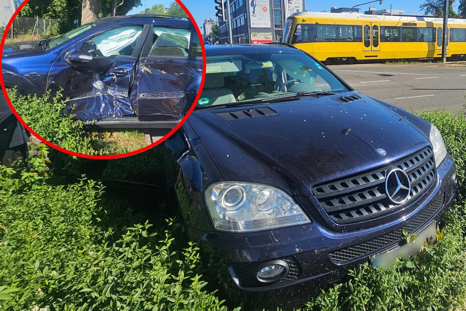 Mercedes kollidiert mit Stadtbahn: Drei Verletzte in Fellbach