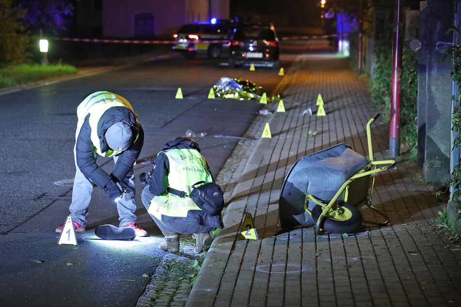 DEKRA-Sachverständige sicherten Spuren für das unfallanalytische Gutachten.