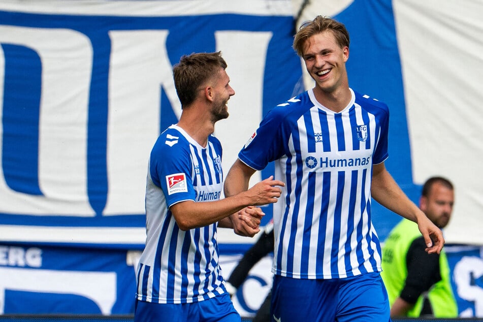 Luka Hyryläinen (r., 22) kam in der bisherigen Saison auf zwei Scorer für seinen FCM.