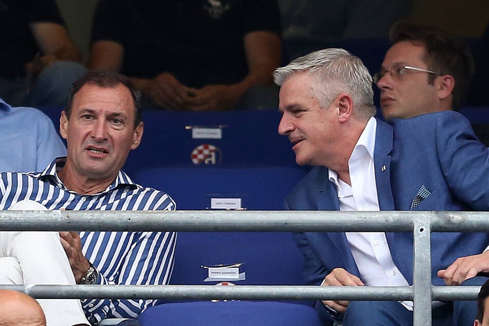 Božidar Šikić (l.) und Dennis Gudasić haben bei dem schweren Unfall wohl nur leichte Verletzungen erlitten. (Archivfoto)