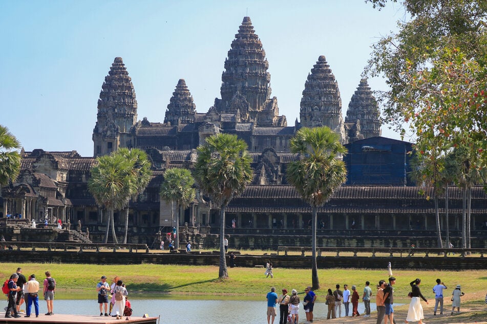 世界的に有名なアンコールワット寺院群が悲劇的な事故現場に。(アーカイブ写真)