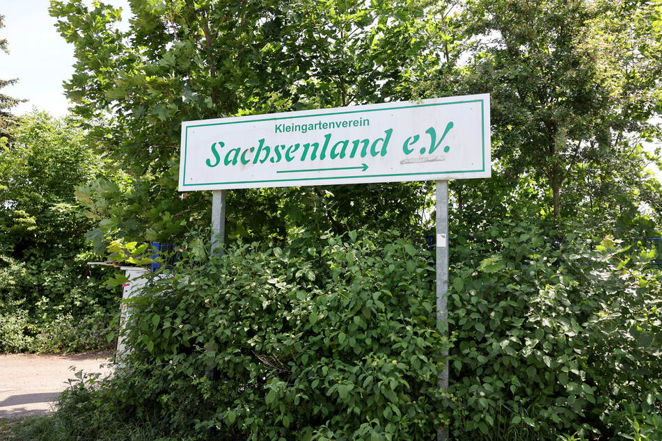 Eventuell der Tatort: Die Kleingartensparte "Sachsenland" - die Mordkommission sucht Zeugen, die hier einen alten VW Sharan gesehen haben könnten, mit dem vermutlich die Leiche transportiert wurde.