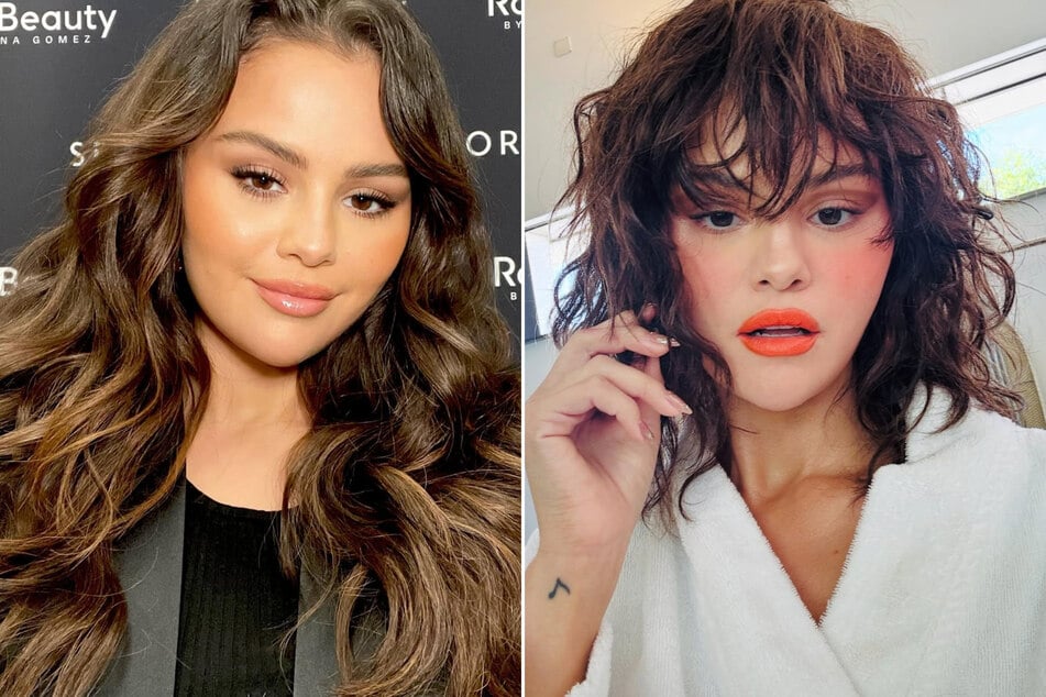 Selena Gomez surprised fans with some bold new bangs in a stunning Instagram selfie, but the Emilia Pérez isn't quite ready to commit to the look!