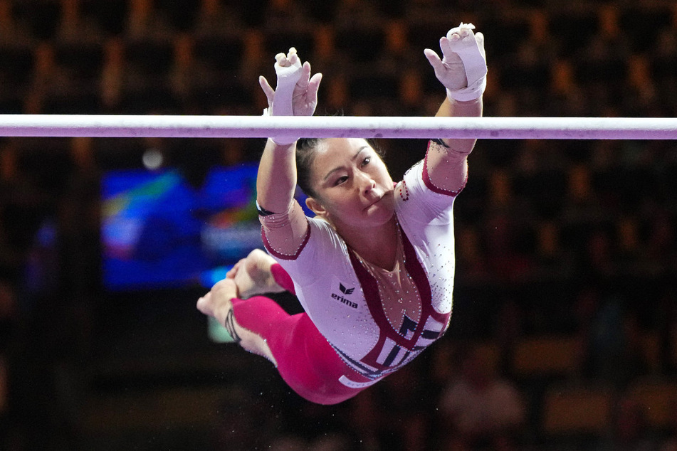 Zum Greifen nah: Die Stuttgarterin Kim Bui (33) hat bei ihren letzten Turn-Europameisterschaften keine Medaille erkämpft.