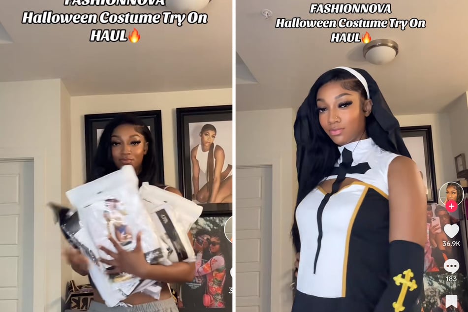 Angel Reese wows fans with Halloween fits in viral TikTok