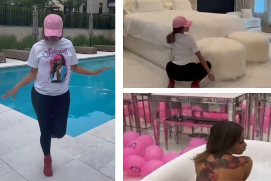 Cardi B's latest TikTok shows her getting down all other the place, including on the pool deck, in her bedroom, and in the bath.