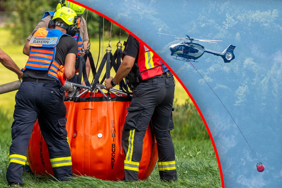 Waldbrand in Bayern: Lage am Kranzbergkogel nicht unter Kontrolle