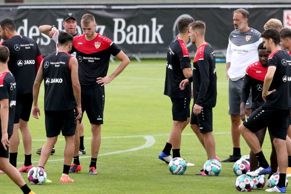 Kämpfen um die Stammplätze: Die Profis des VfB Stuttgart.