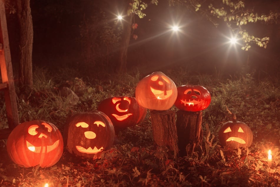 Neben leuchtenden Kürbissen lassen sich viele tolle Deko-Ideen zu Halloween umsetzen. (Symbolbild)