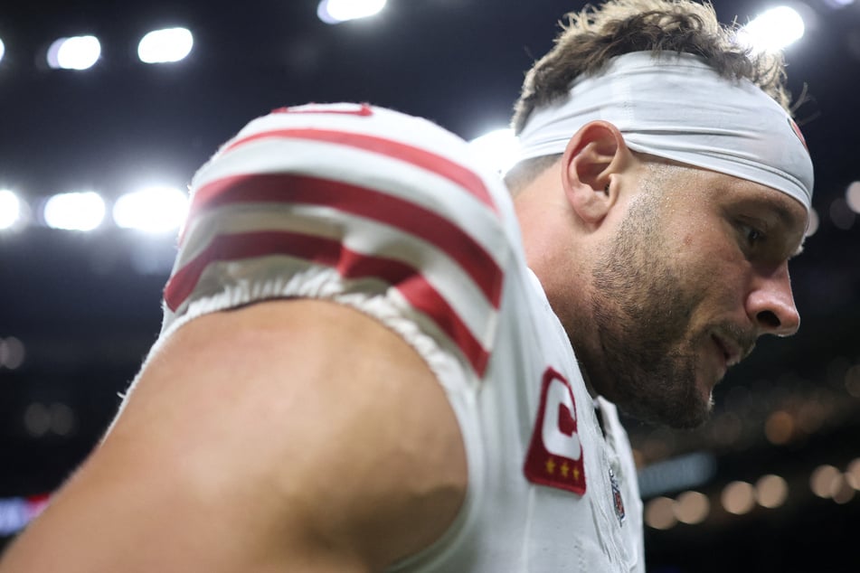 San Francisco 49ers defensive star Nick Bosa has suffered a season-ending injury.