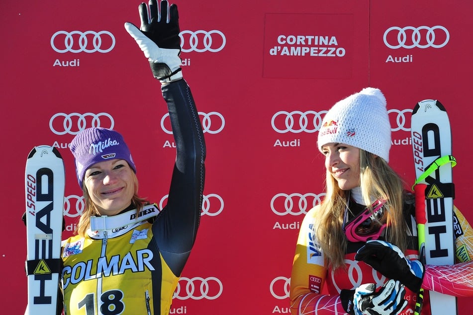 Die Rivalität auf der Piste kostete Maria Höfl-Riesch (l.) und Lindsey Vonn letztlich die Freundschaft. (Archivfoto)