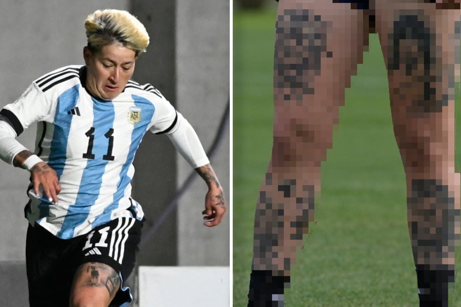 WM-Star mit irritierendem Tattoo am Bein